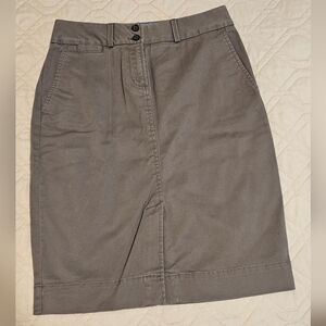 Banana Republic Women's Gray Pencil Skirt